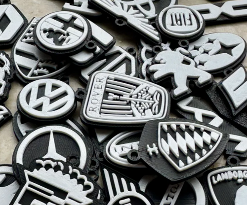 Car Brand Keychain